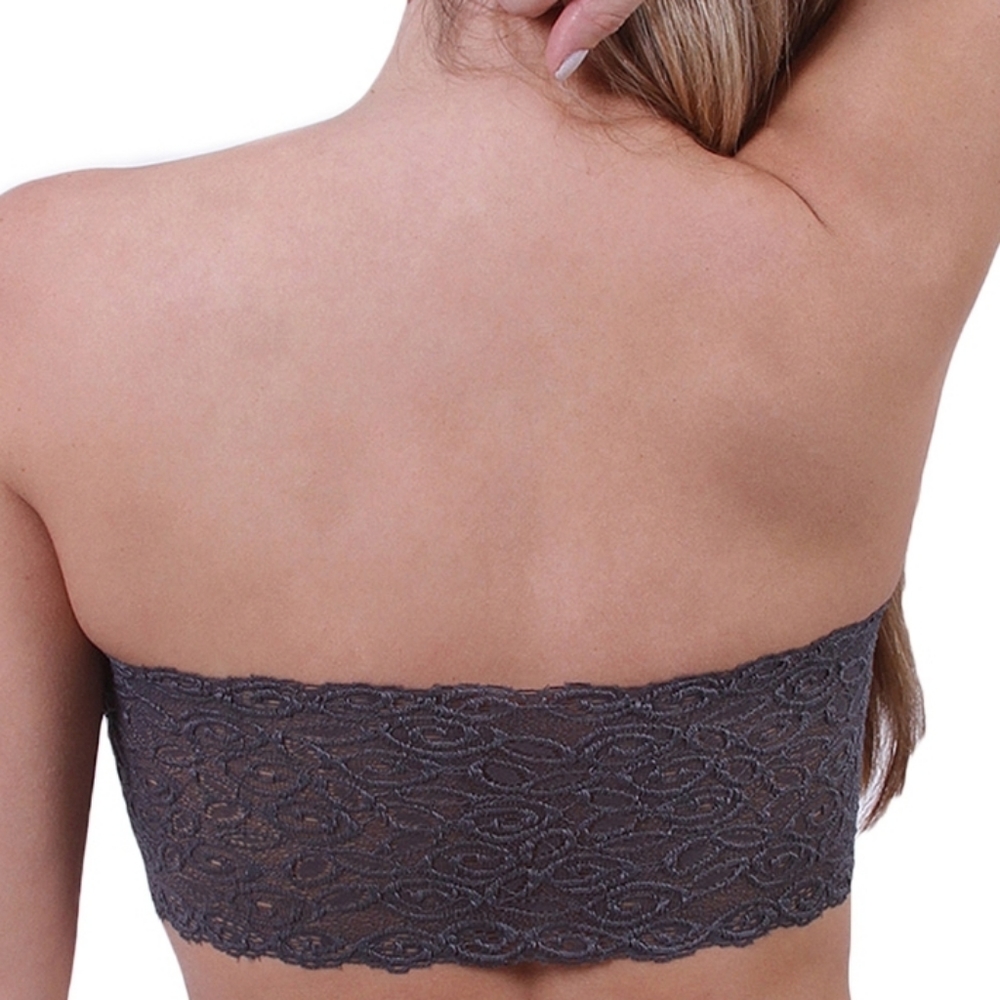 Coobie Reversible Padded Lace Bandeau Bralette